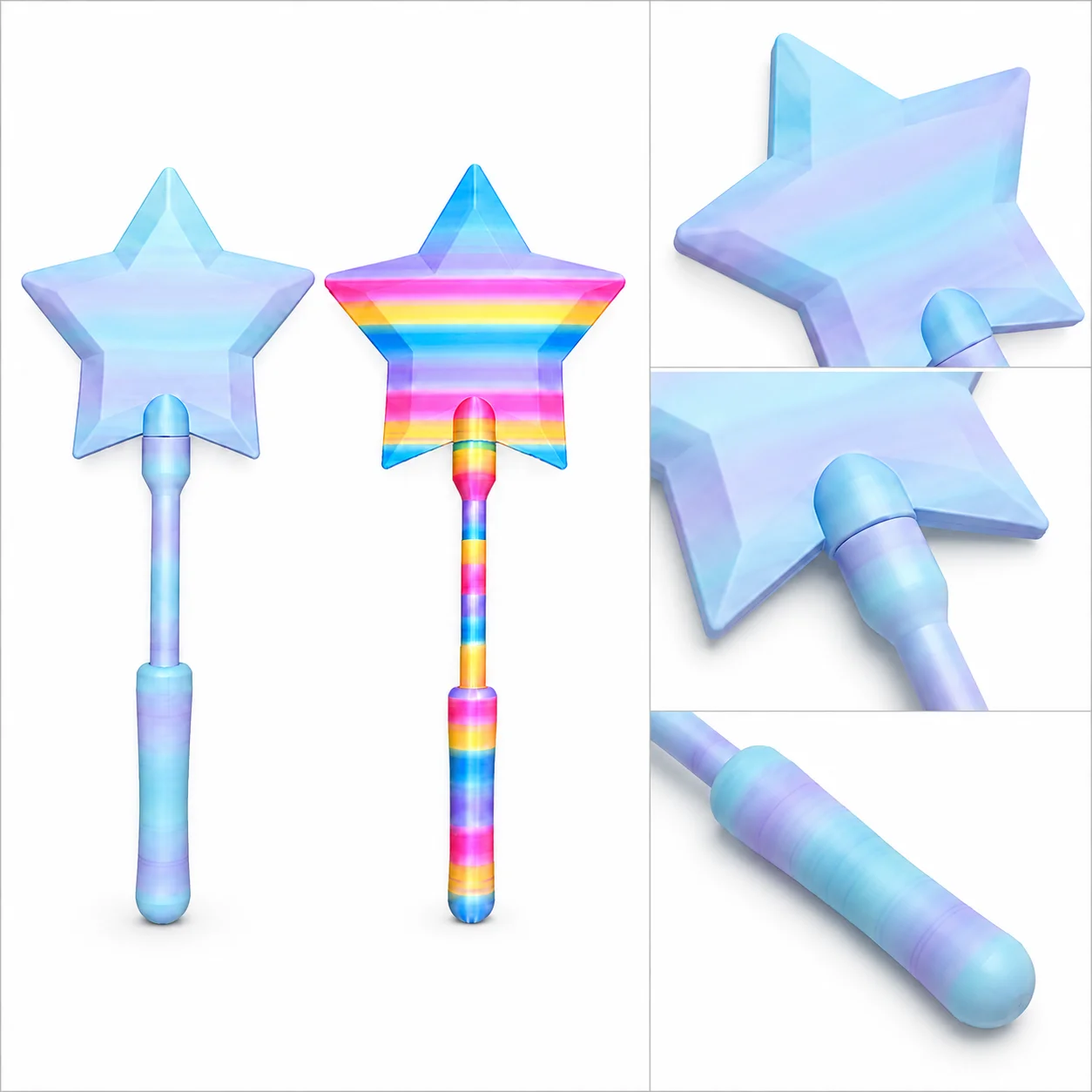 Star-Shaped Contactless Payment Card Holder Wand, Portable Extended Reach Card Tapping Tool for POS Checkout Terminals