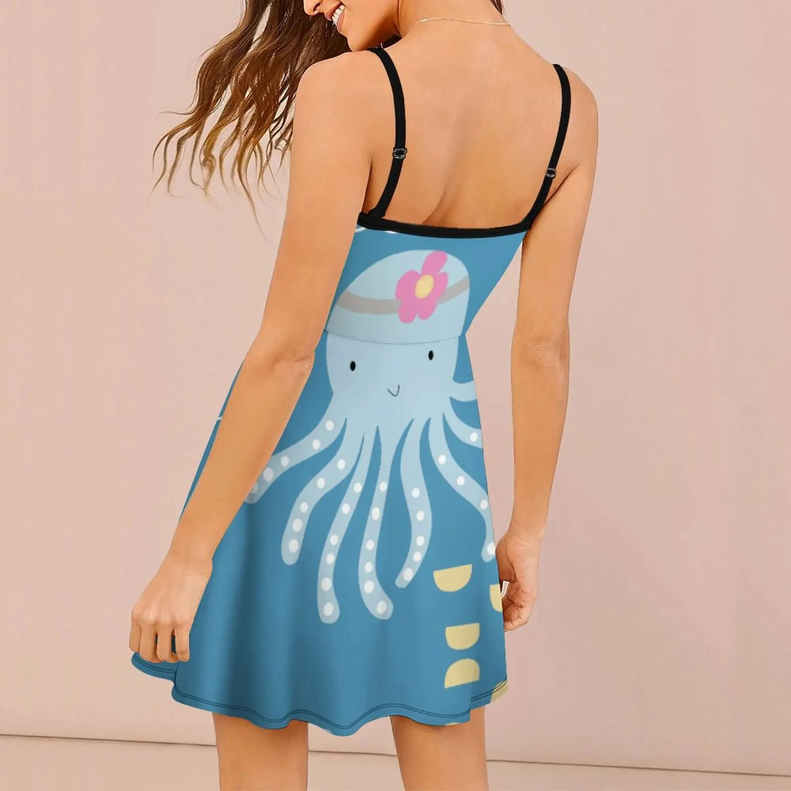 Octopus klassische sexy Frau Kleid Frauen Schlinge Kleid Humor Grafik Clubs das Kleid