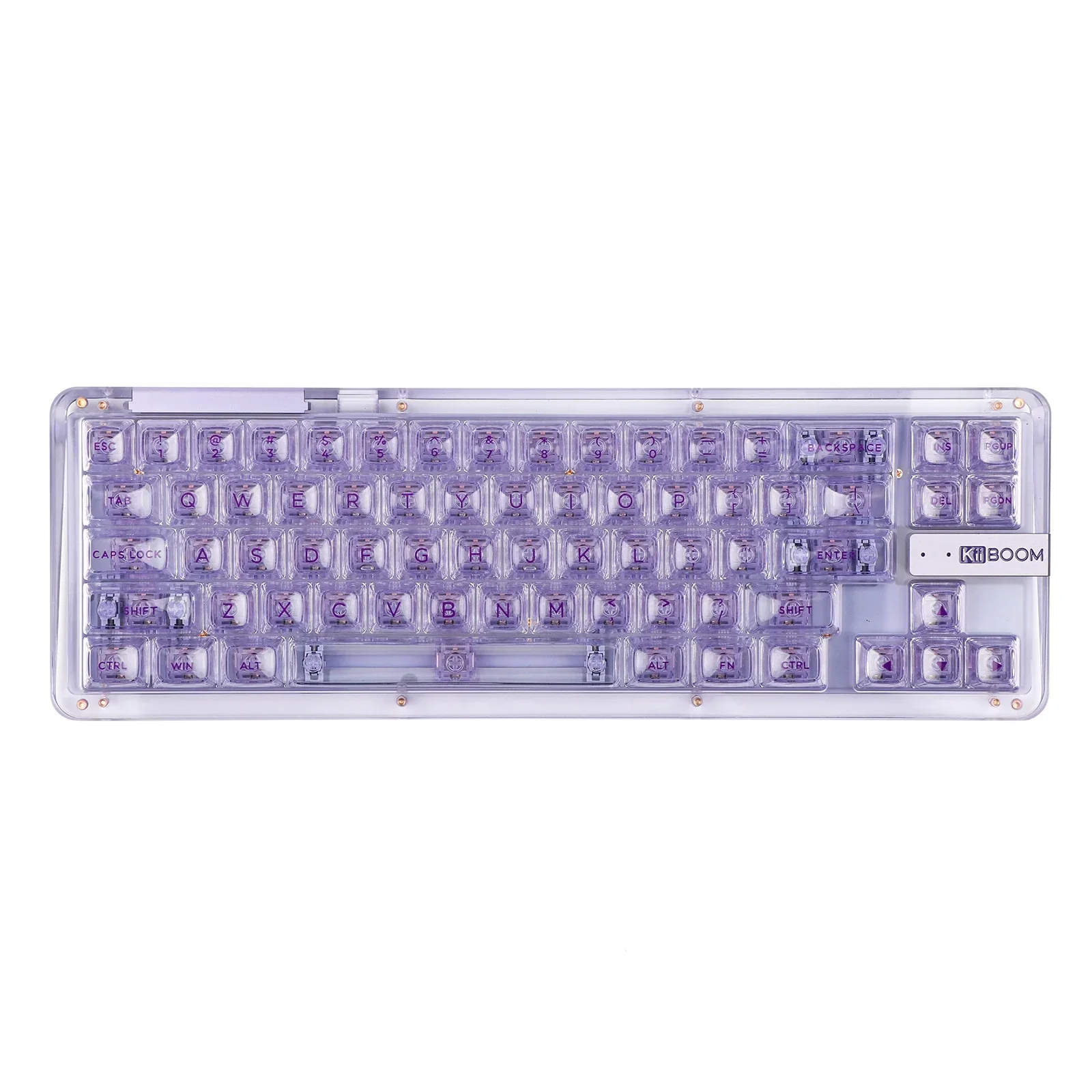 KiiBOOM Phantom 68 keyboard mechanical 65% Crystal Gasket-Mounted lekker switch keyboard gaming mechanical keyboard