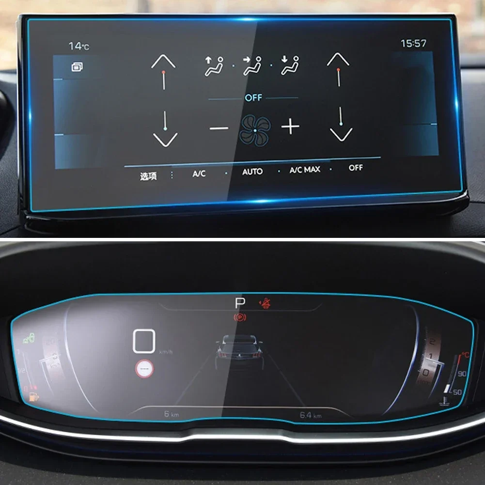 

For Peugeot 3008 5008 3008GT 4008 2017 2018 2019 Protective Film Car GPS Navigation Tempered Glass Screen Protector