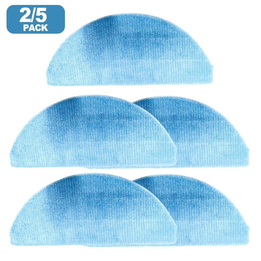 2/5pcs Mop Cloth Kit For ILIFE A30 / A30 Pro Robot Vacuum Cleaner Washable Reusable Mop Cloth Household Cleaning Parts