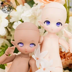 Original 27cm Height 1/6 Imomodoll Doll Without Makeup Soft Rubber White/Tan Skin BJD MJD Dress Up Girl Toys Birthday Gift