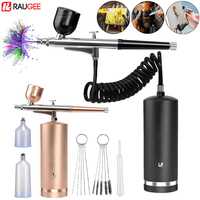 Airbrush With Compressor Airbrush Painting Mini Spray Gun for Paint Electric Paint Gun Airbrush Compressor Painting Spray Gun