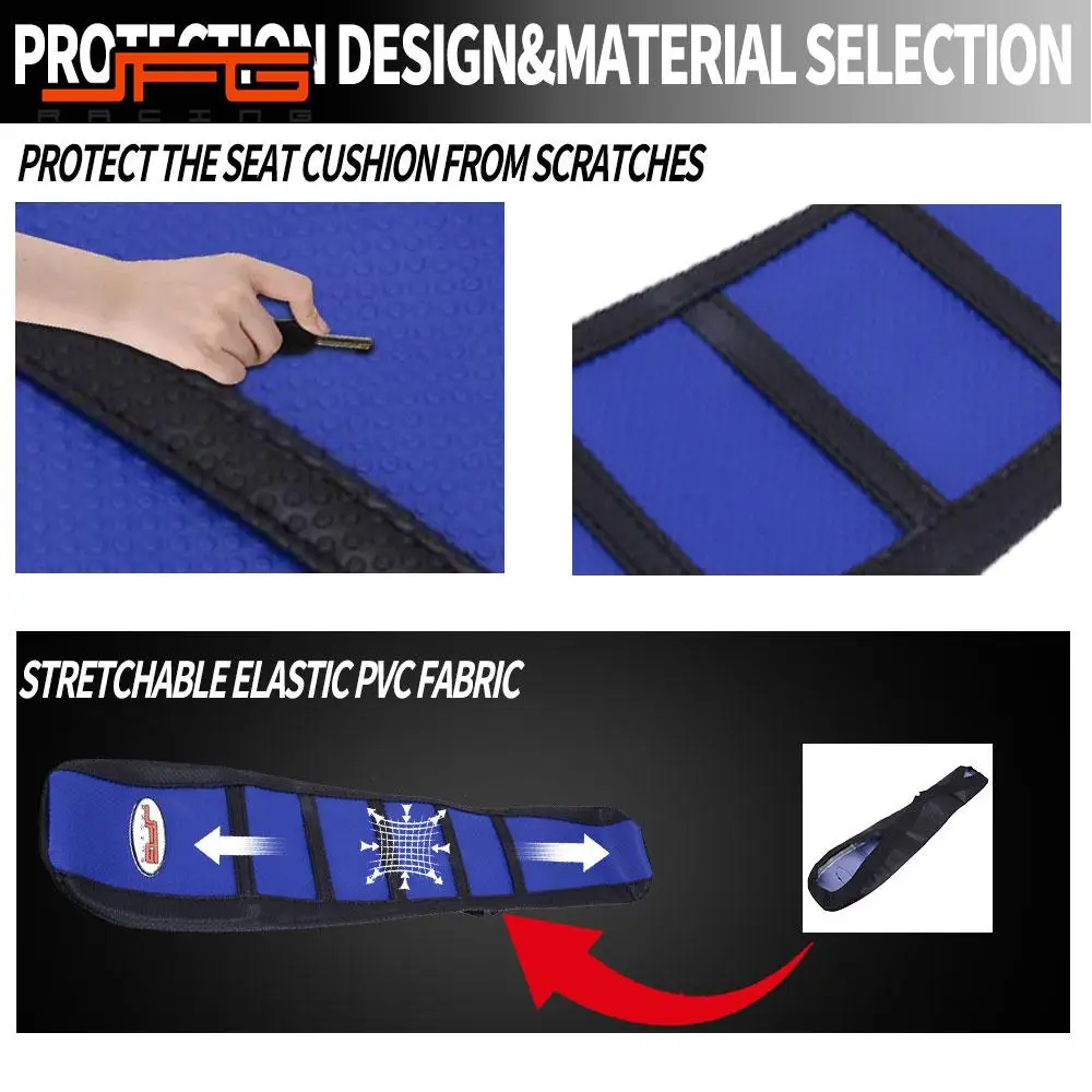 Seat Cover Waterproof Non-slip Thick Particles Design For YAMAHA YZ85 YZ 85 2002-2017 Dirt Pit Bike Motorcycles Accessories JFG