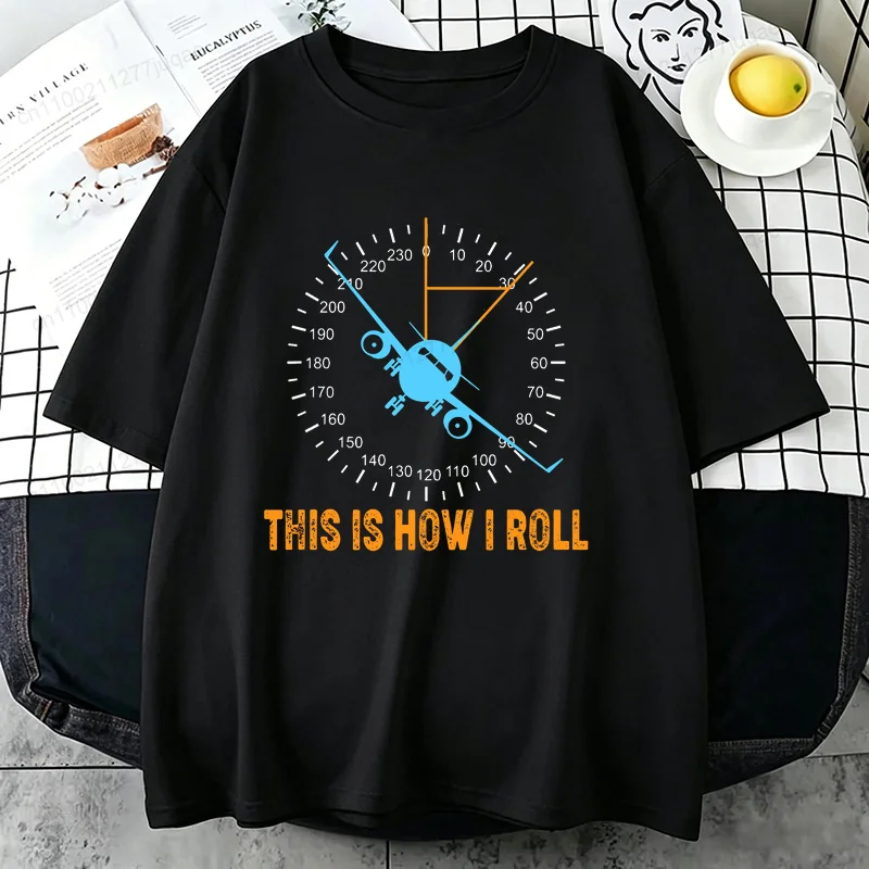 This Is My Style - Airplane Pilot T-Shirt, Unisex, Airplane Design, Pilot Gift, Casual T-Shirt Top for Aviation Enthusiasts