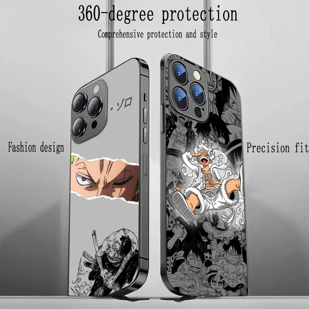 Cool Hot Blood Piece Phone Case For iPhone 16 15 14 13 12 11 X XR XS 8 Plus Mini Pro Max Soft black Shockproof Cover