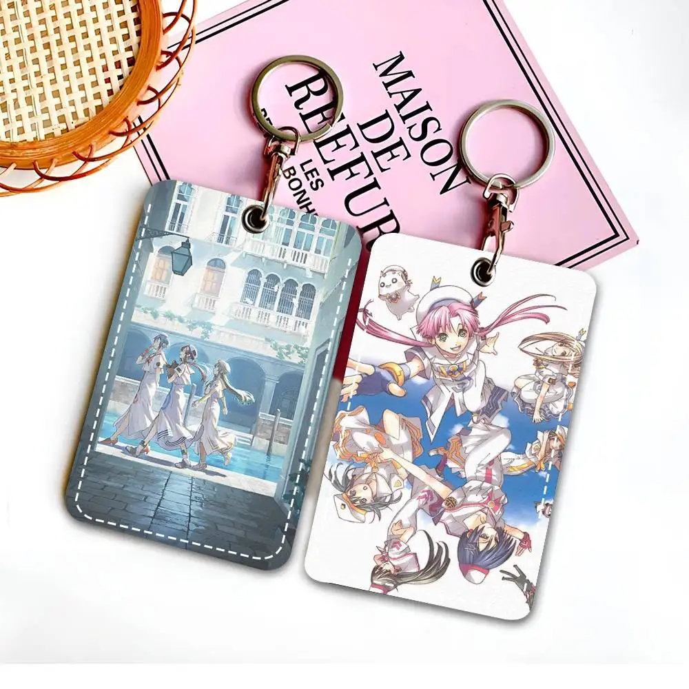 

Японский аниме-брелок A-ARIA для карт доступа, держатель для ключей, брелок для ключей, брелок для пропусков, брелок для ID-карт