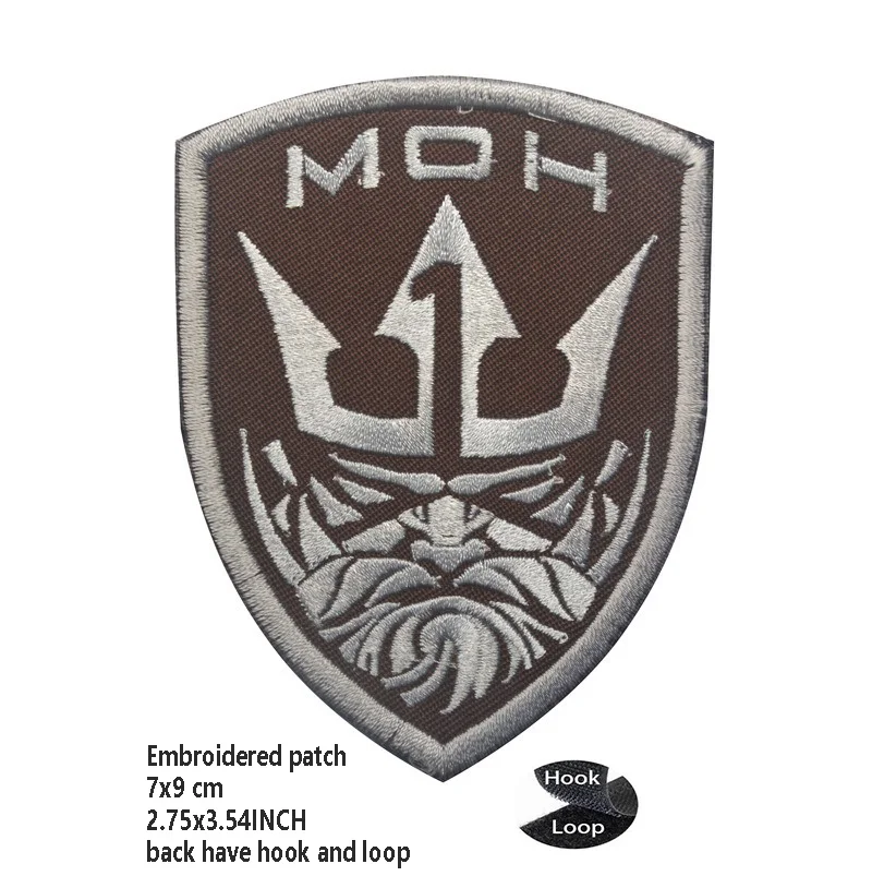 New Laser Cutting Medal of Honor IR Reflective CP Camouflage Magic Armband Glow-in-the-dark Army Fan Backpack Patches