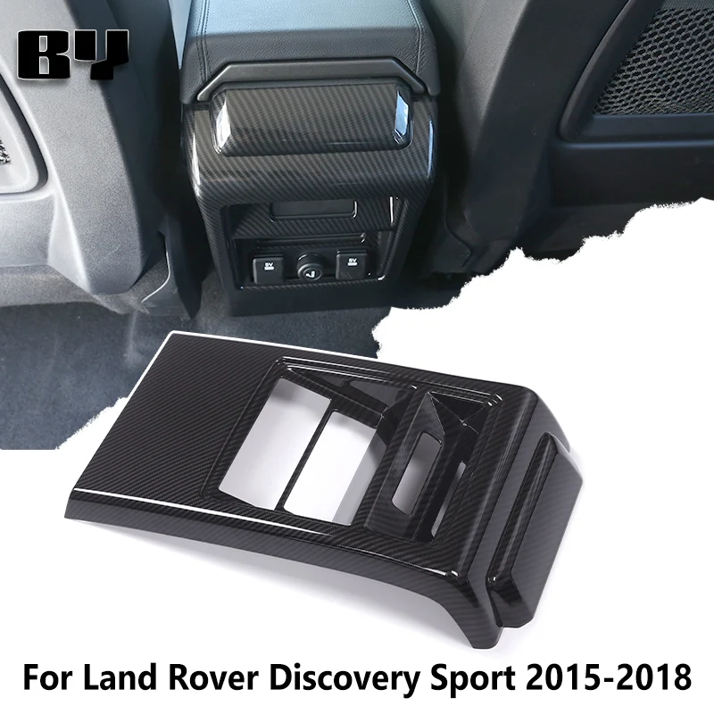 

For Land Rover Discovery Sport 2015-2018 1 Pcs ABS Rear Air Condition Vent Outlet Frame Anti-Kick Panel Cover Car Accessories