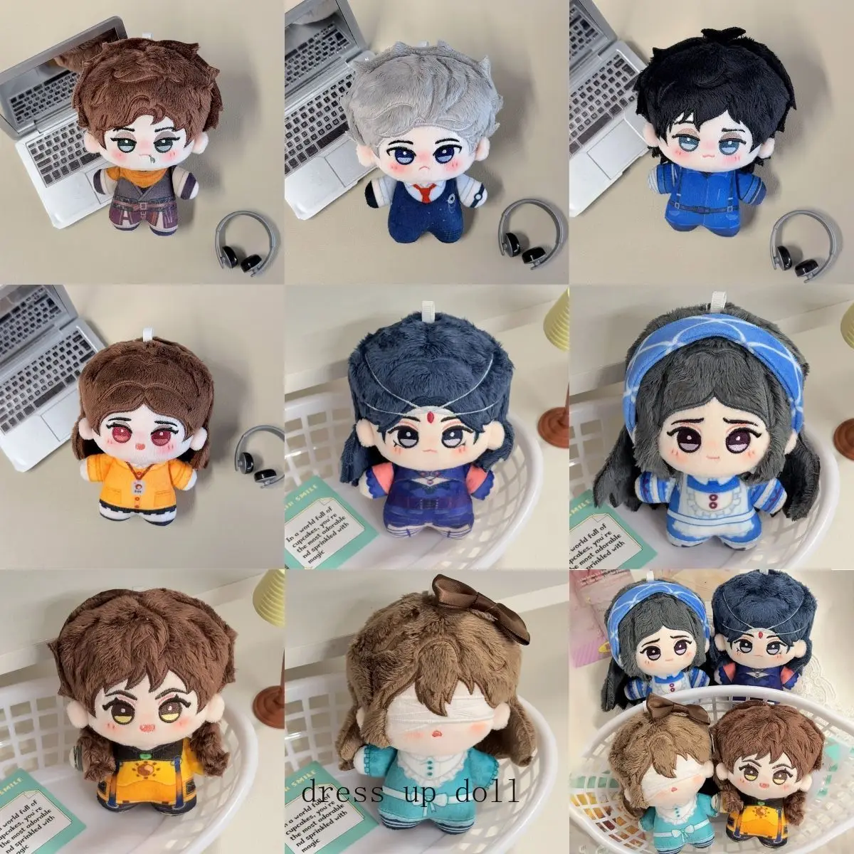 

Anime Plushie Supernatural Task Force 10CM Kawaii Game Figure Printed Doll Nunu Plush Cotton Pendant Toys Birthday Gift