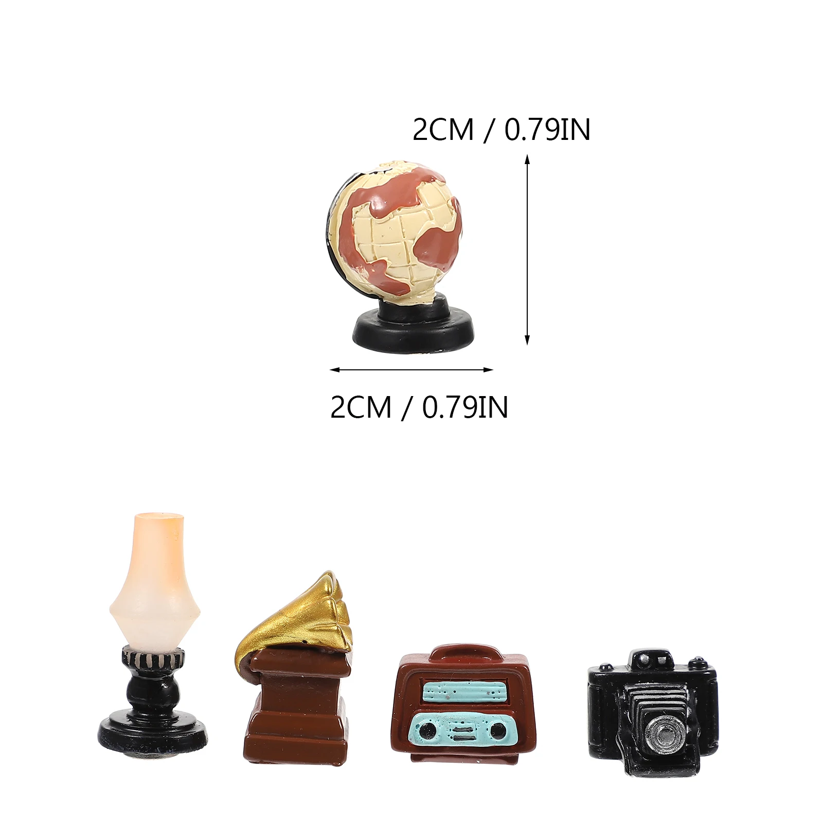 

10 Pcs Retro Fridge Vintage Home Decor Resin Magnets 3D Refrigerator Child Retro Style Adhesion Ideal Gift