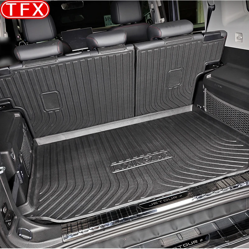 For Chery Jetour T2 2024 2023 Car Styling Rear Trunk Liner Cargo Boot TPE Trunk Mat Floor Tray Mud Kick Carpet Auto Accessories
