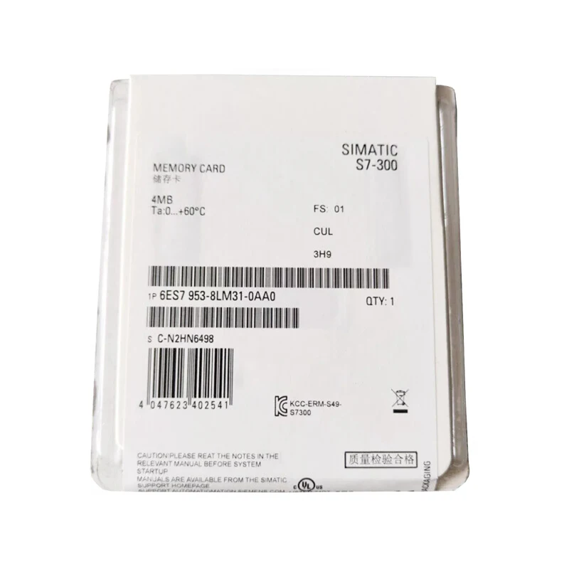 

Совершенно новый оригинальный программируемый контроллер карты памяти 6ES7 953-8LM31-0AA0 6ES7953-8LM31-0AA0