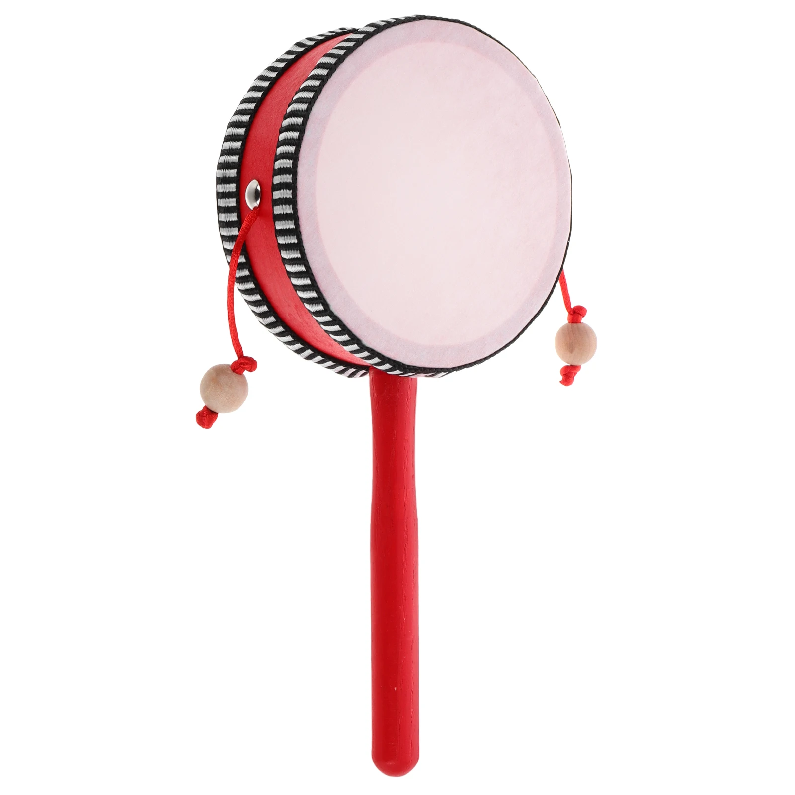 

Children Rattle Toys Smooth Surface Traditional ff Instrument Bell Musical Activities Rhythm Skills Wooden H Drum Small
