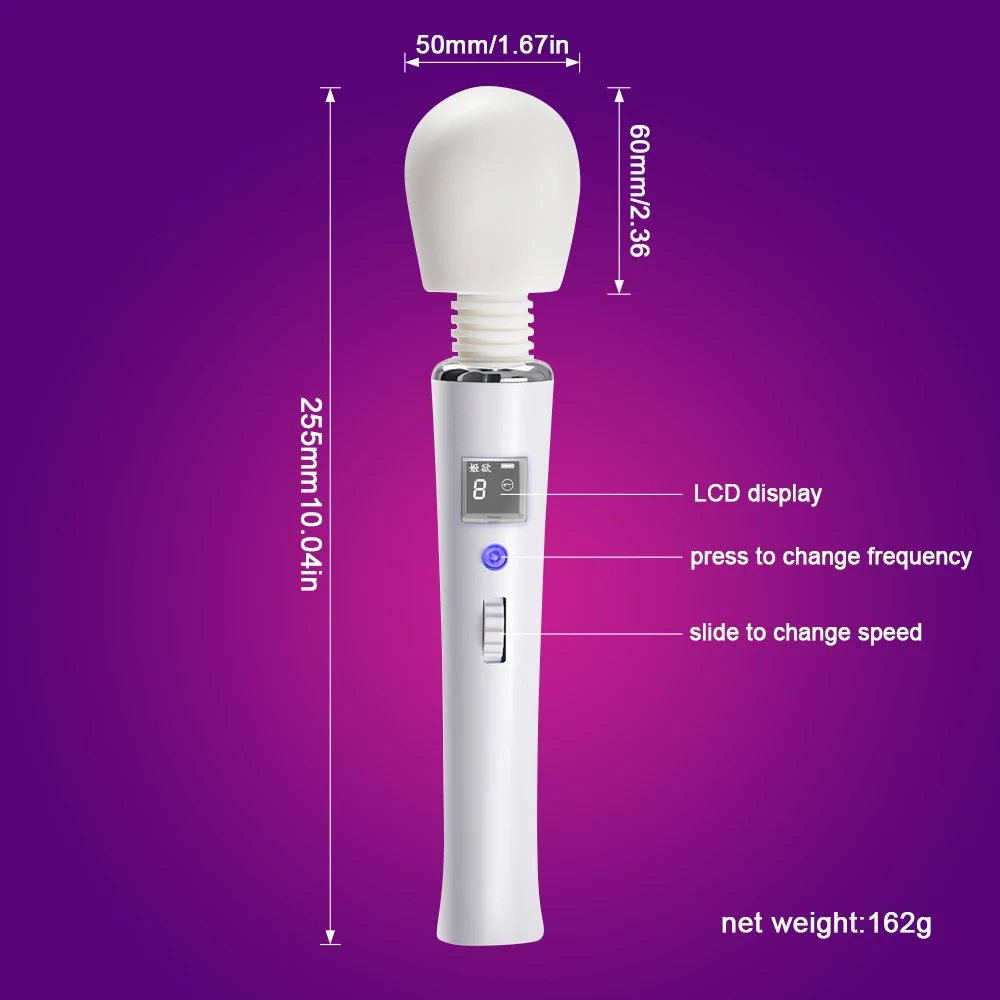 FLXUR Powerful Magic Wand Vibrators For Woman Clitoris Stimulator AV Stick G Spot Massager Female Masturbator Sex Toys for Women