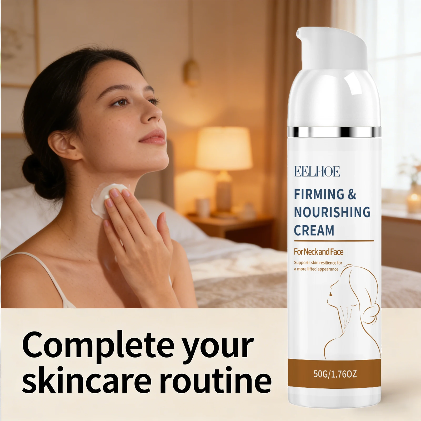 Firming Nourishing Cream Improve Sagging Skin Reduce Fine Line Increase Elasticity Brighten Moisturizing Tighten Lift Neck Cream