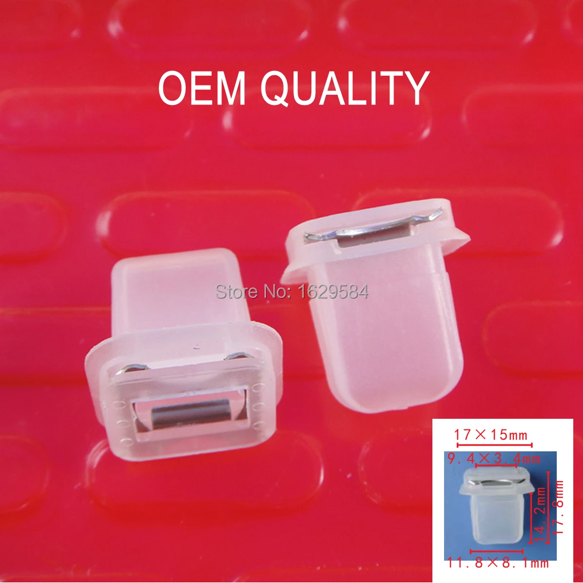 10/50/100x OEM Interior Trim Moulding Retaining Clip For BMW E38 E39 E60 525i 528i 740i M5 2.5L 3.0L 4.4L 5.0L 51417001629 