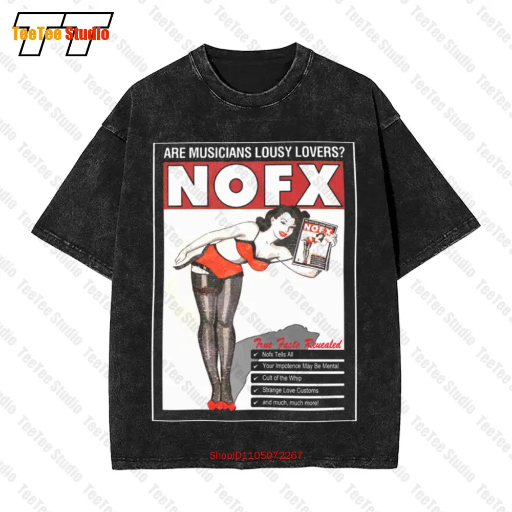 

Nofx Are Musicians Lousy Lovers Concert Music Vintage Oversized T-Shirt WTFR