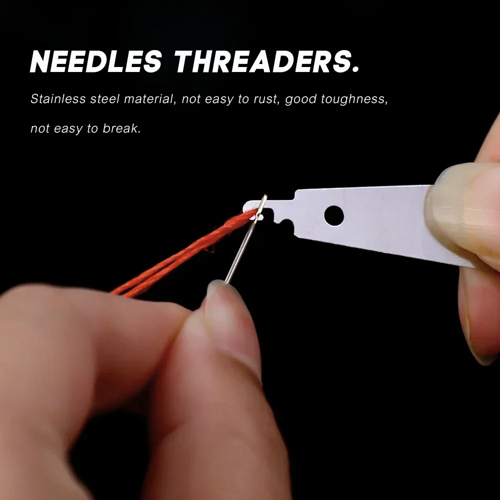 

Stainless Steel Needle Threaders Inserter Embroidery Needle Threader Threading Device DIY Needlework Cross Embroidery Accesories