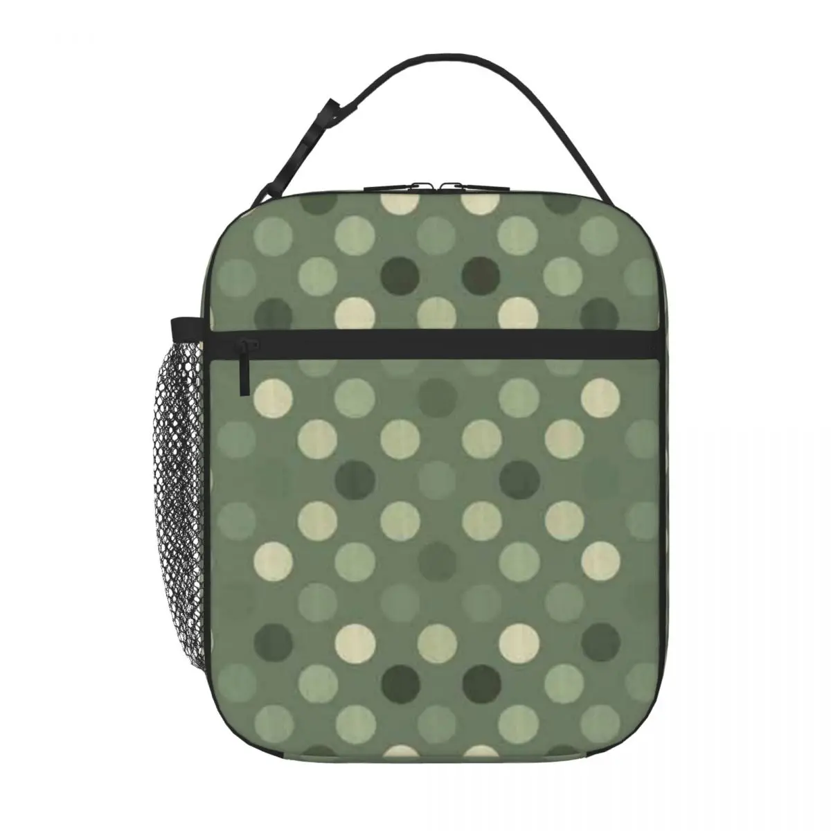 Bestselling Lovely Polka Dot Single Layer Neoprene Lunch Bag Backpacking Large Lunch Bag