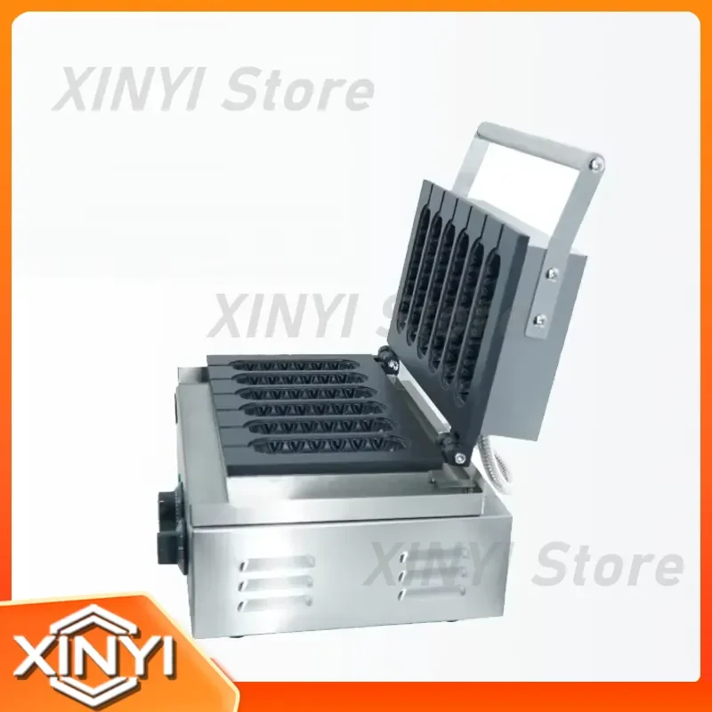for DS-6A Commercial Donut Machine Stainless Steel 6-Grid Dessert Maker 220V 110V Electric Snack Doughnut Making Equipment