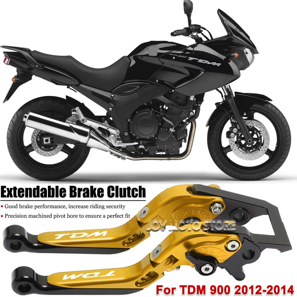 

For TDM tdm 900 2012-2014 Motorcycle Accessories CNC Adjustable Folding Extendable Brake Clutch Levers Handle