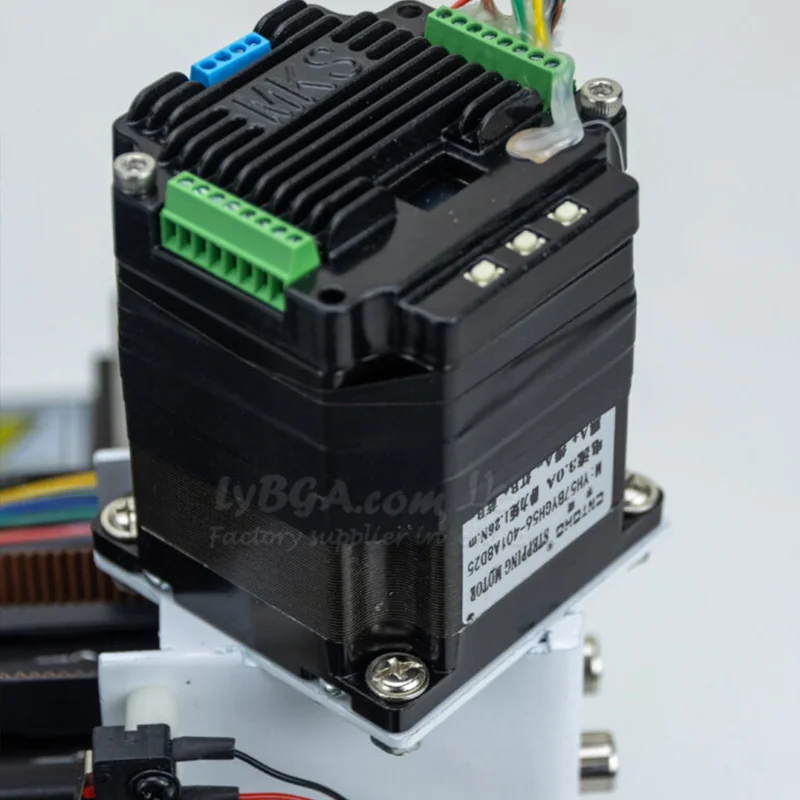 Automatic SMT Pick And Place Machine Chip Mounter LED SMD Dual Heads Nozzles For Chip PCB Repairing Triple Vision Camera System