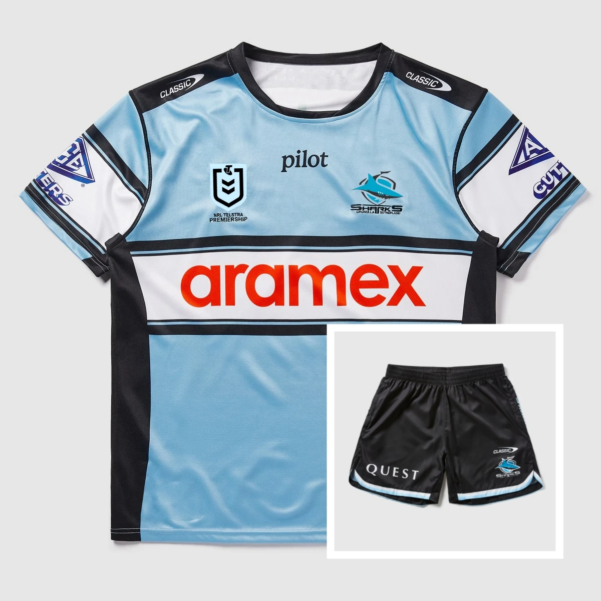 Home Gym Full Setup - Summer Men's Rugby T-Shirt Set Classic