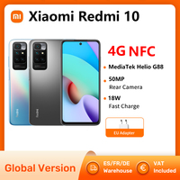 Xiaomi Redmi 10 Global Version 4G Smartphone 4GB 128GB MediaTek Helio G88 Octa Core 50MP AI Quad Camera 90Hz 6.58\