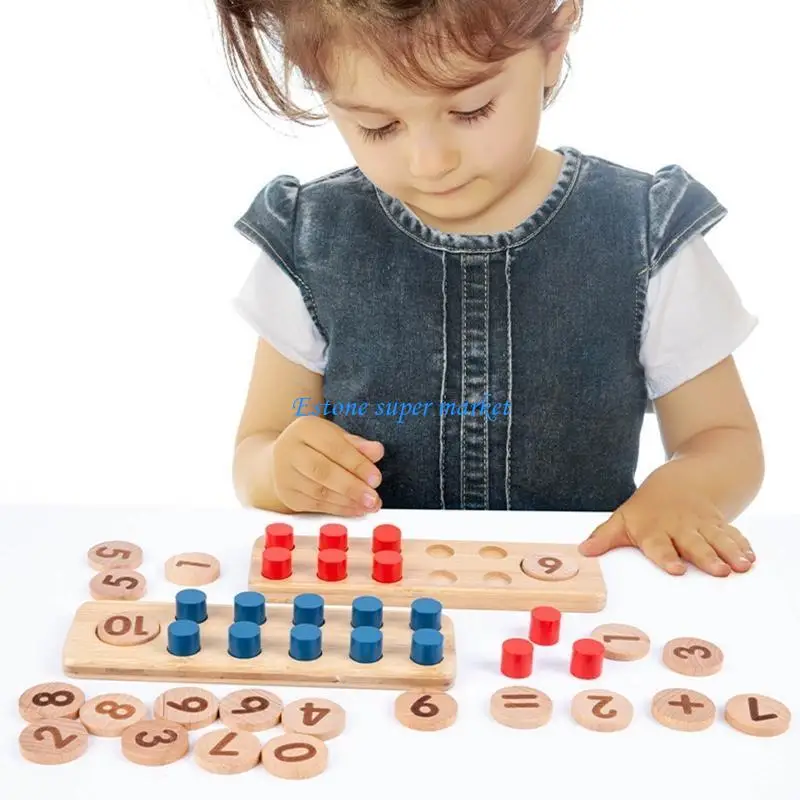 090B Sensory Calculating Puzzle Board Toy Teaser Toddler Kiddie Learning Gift