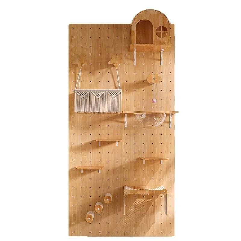 

Cat climbing frame wall type small apartment does not occupy the hole plate space capsule