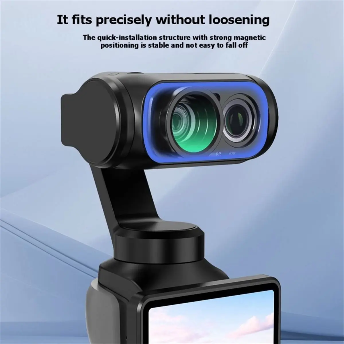 115° Wide-Angle Lens for Luna Ultra 115-Degree Panoramic Lens Quick-Release Expansion Camera Accessories