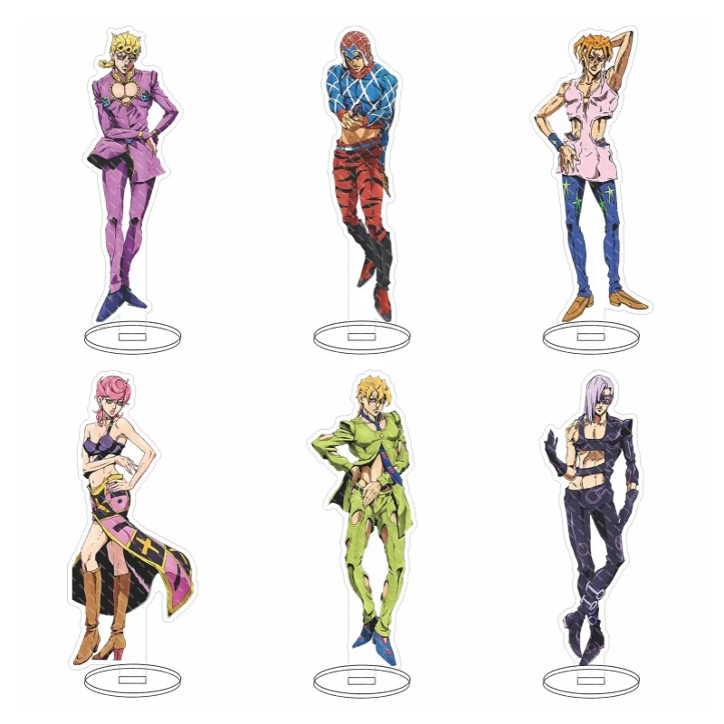 

15CM Anime JoJo Adventure Cosplay Acrylic Figure Stand Model Plate Desktop Decor Standing Sign Props for Friend Gifts Toy