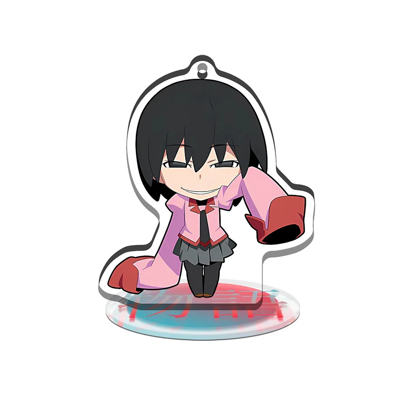 Anime Off & Monster Saison Koyomi Aragi Fugure Acryl Stand Schreibtisch Ornamente Ononoki Yotsugi Statue Hachikuji Mayoi 10cm Geschenke