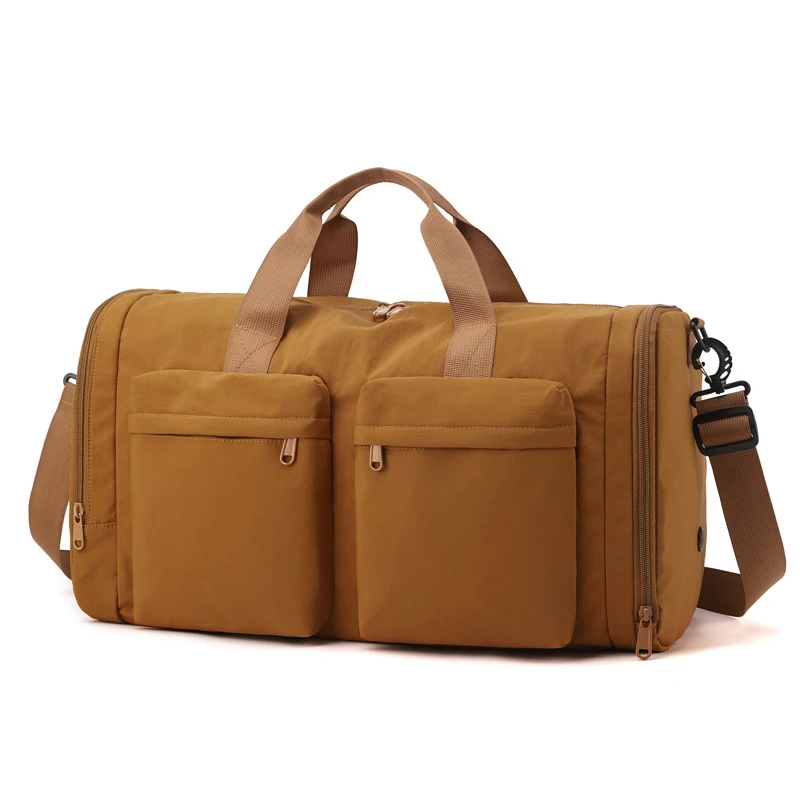 

Travel bag, foldable storage luggage bag, dry and wet separation sports and fitness bag