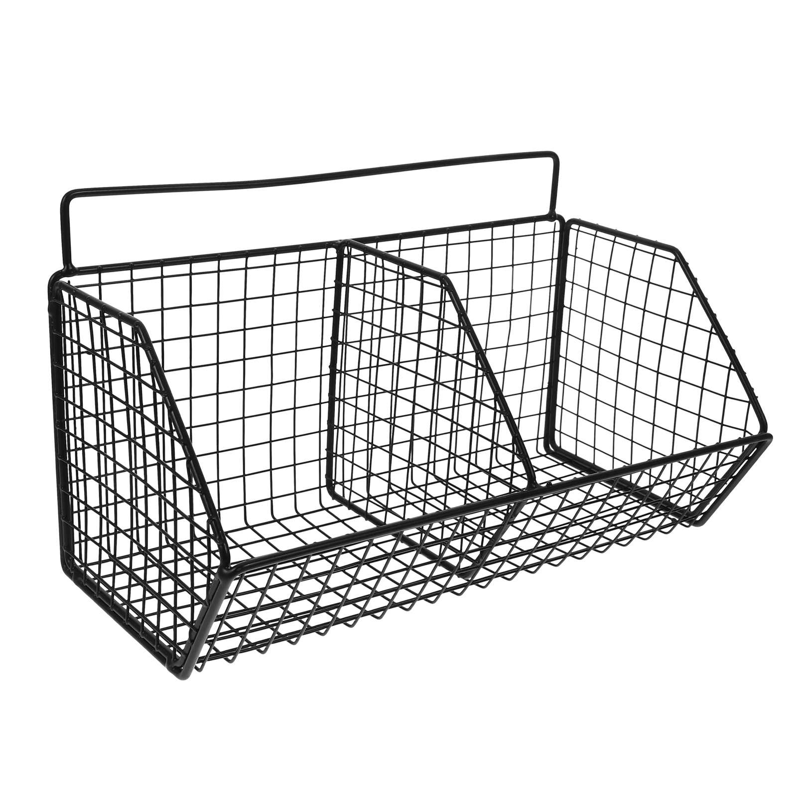 

Kitchen Storage Basket Wall Mounted Vegetable Fruit Organizer Onion Garlic Ginger Metal Wire Shelf Pantry Spice Holder