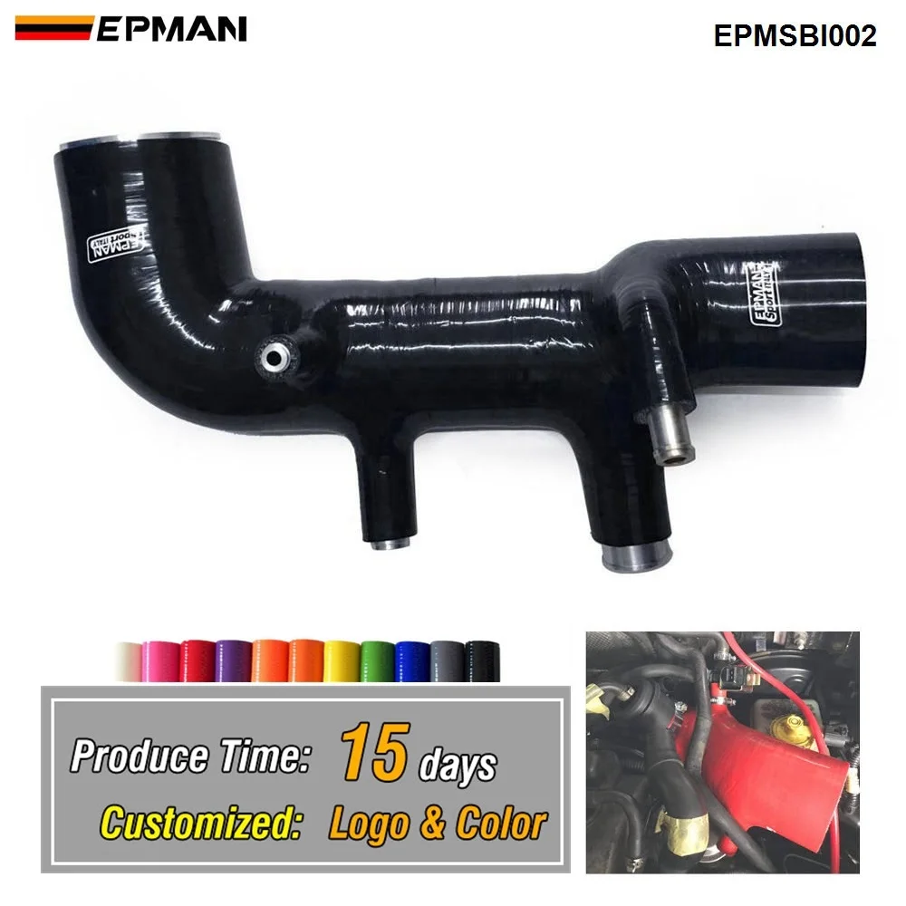 EPMAN Silicone Intercooler Turbo Intake Induction Hose Kit 1pc For Subaru Impreza WRX 98-00 Ver.5 -6 EPMSBI002