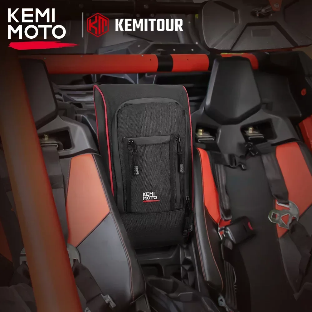 KEMIMOTO X3 UTV 1680D Seats Center Console Shoulder Storage Bag 715004277 For Can am Maverick X3, Maverick X3 MAX 2017-2024