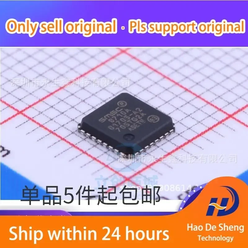 

10PCS/LOT LAN8710A-EZC-TR QFN32 LAN8710A 8710A New Original In Stock
