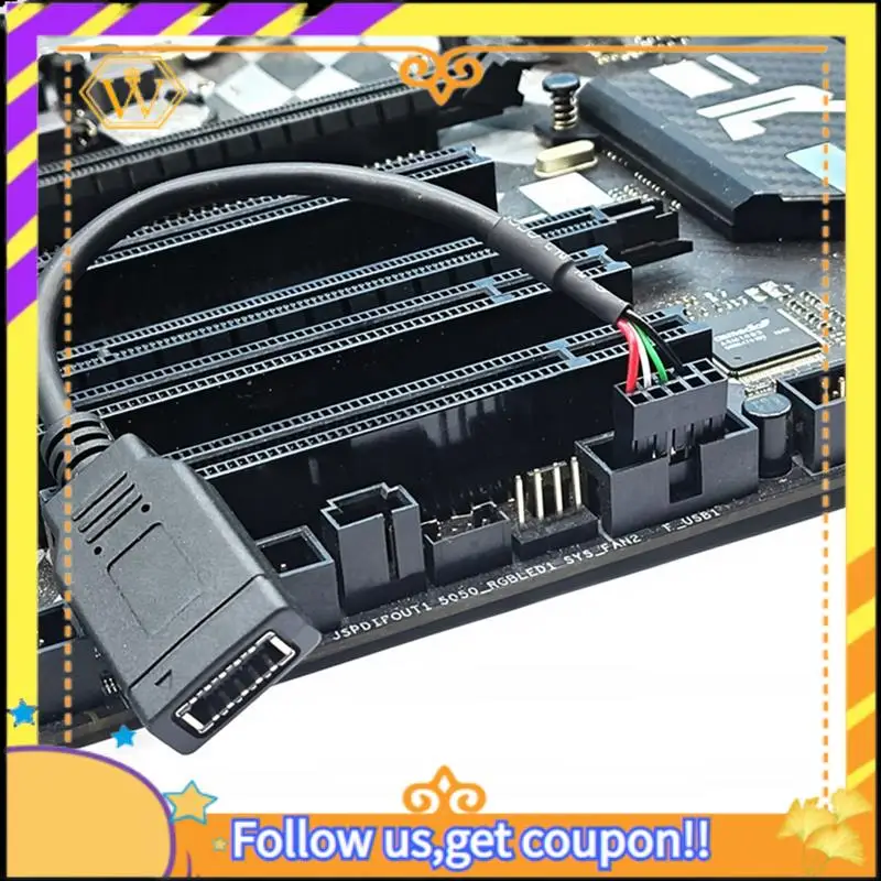 Latest-USB 9PIN To TYPE-E Adapter Cable USB 9PIN To TYPE-E Cable USB Front Panel Adapter Cable USB 9PIN To TYPE-E KEY-A Adapter