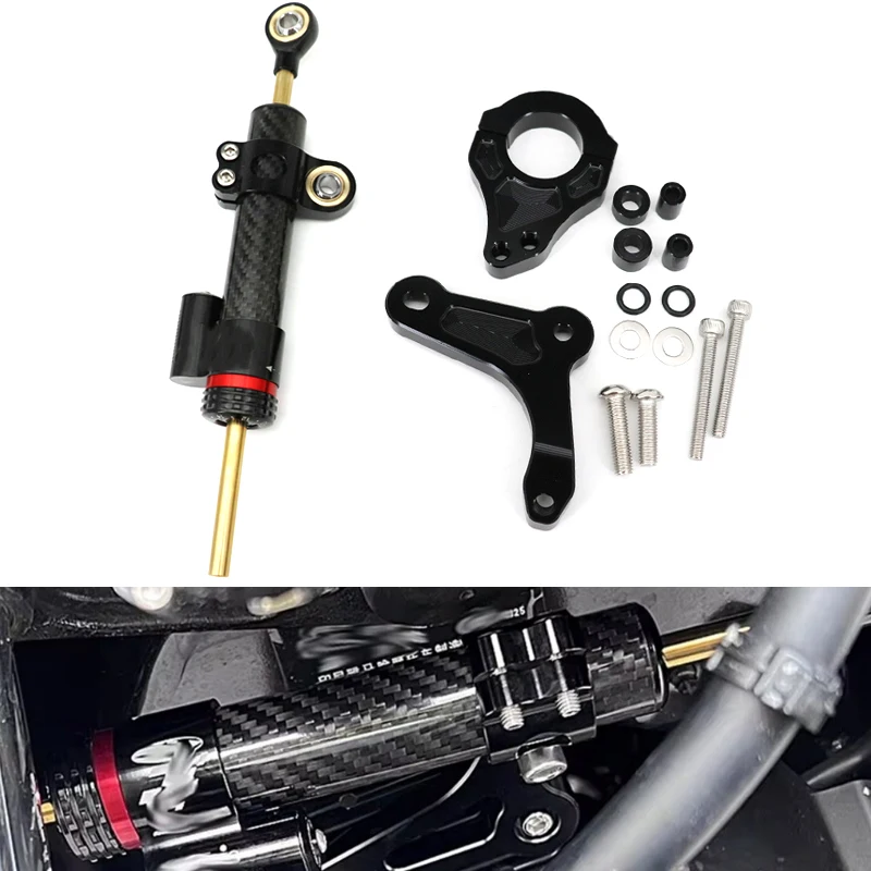 

Motorcycle Accessories Steering Damper With Bracket for YAMAHA XMAX300 XMAX Xmax 300 X-MAX300 2017-2023