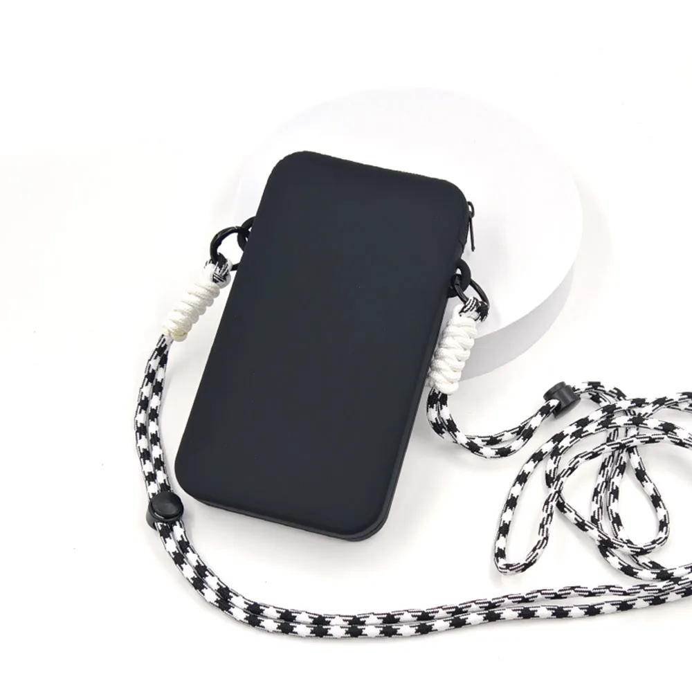 Moda silicone saco do telefone móvel à prova dwaterproof água multifuncional telefone crossbody saco de ombro grande capacidade