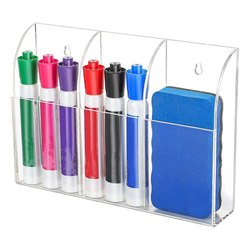 Organisateur mural de télécommande, support de rangement créatif pour bureau, support en plastique, boîte de rangement de bureau polyvalente, étagère murale