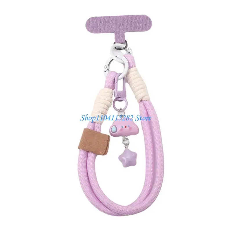 

Small Braided Metal Keychain Not Slip Design Universal Holders Gift