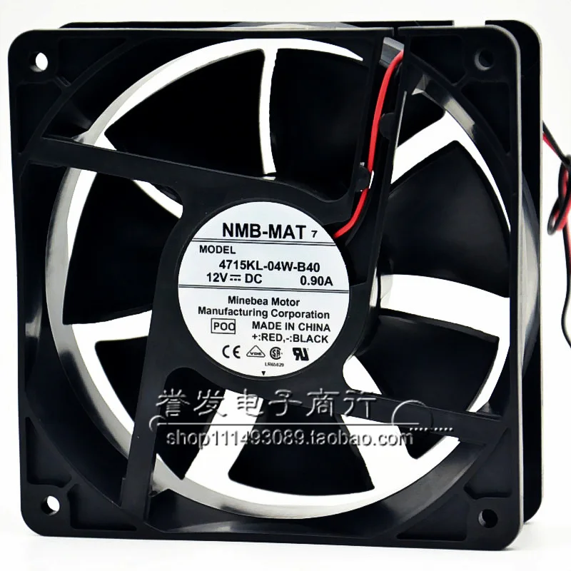 جديد الأصلي 4715KL-04W-B40 12V 0.90A 12038 120x120x38 مللي متر مروحة التبريد المبرد