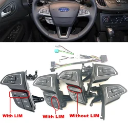 For Ford Focus MK3 2015-2017 Kuga 2017 Cruise control switch Multifunction steering wheel button Bluetooth audio button