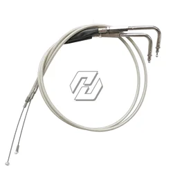 Motorcycle Accessorie Weaving Steel Wires Throttle Cable for Harley Davidson Sportster XL1200 883 Dyna Road King Electra Glide