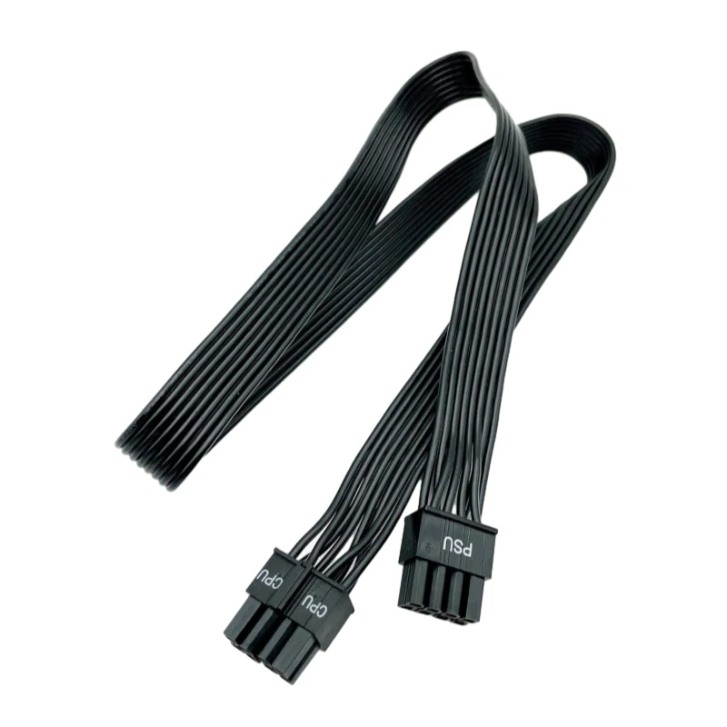 Original Seasonic EPS CPU Power Cable 8Pin to 4+4Pin for PRIME GX PX TX Snow Silent 1300W, 1200W, 1050W, 1000W, 850W, 750W, 650W