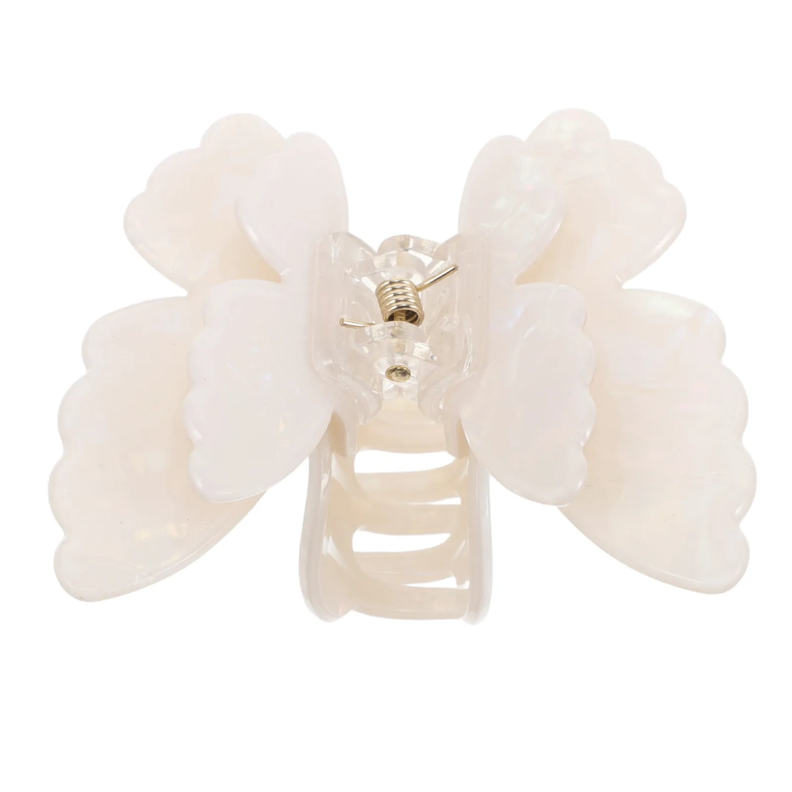 Double Layer Butterfly Hair Clips for Women – Non-Slip Claw Clips for Half-Up Hairstyles, Boho Hair Accessories