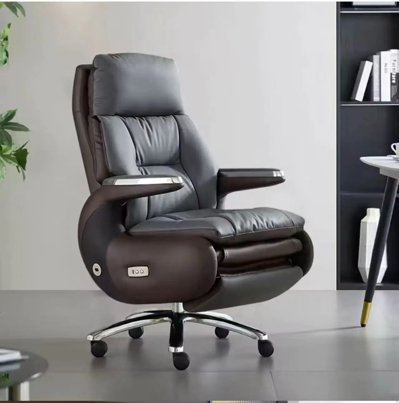 2025 Modern Luxury Executive Swivel Chair New Design Manual/Home Electric Recliner Synthetic Office Chair